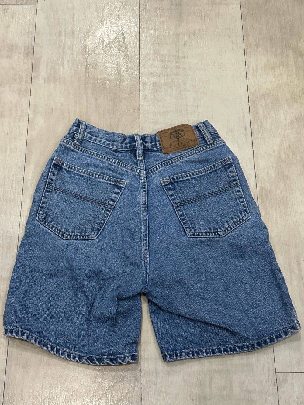 VINTAGE Route 66 Denim Shorts